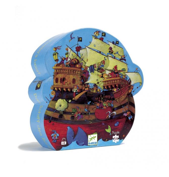 Puzzle Silhouette - Le Bateau de Barberousse (54 pcs)