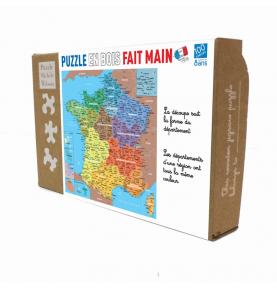 Puzzle France en Bois