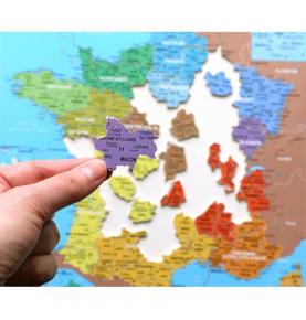 Puzzle France en Bois