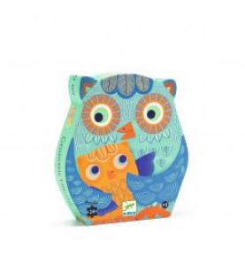 Puzzle Silhouette - Coucou Hibou (24 pcs)