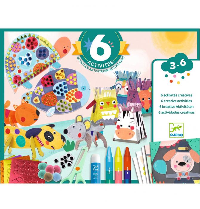 Coffret 6 activités - Les animaux et leurs maisons