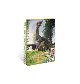 Carnet de Coloriage Velours - Dinos