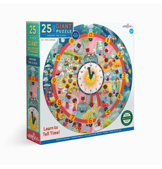 Puzzle Géant Horloge - 25 pièces