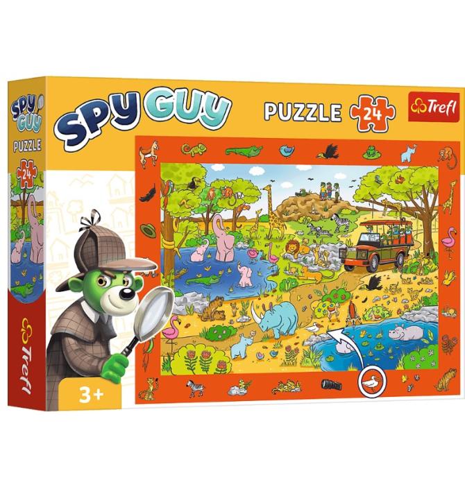 Safari - Puzzle d'Observation Spy Guy 24 pièces