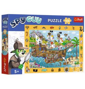 Bateau Pirate - Puzzle d'Observation Spy Guy 100 pièces